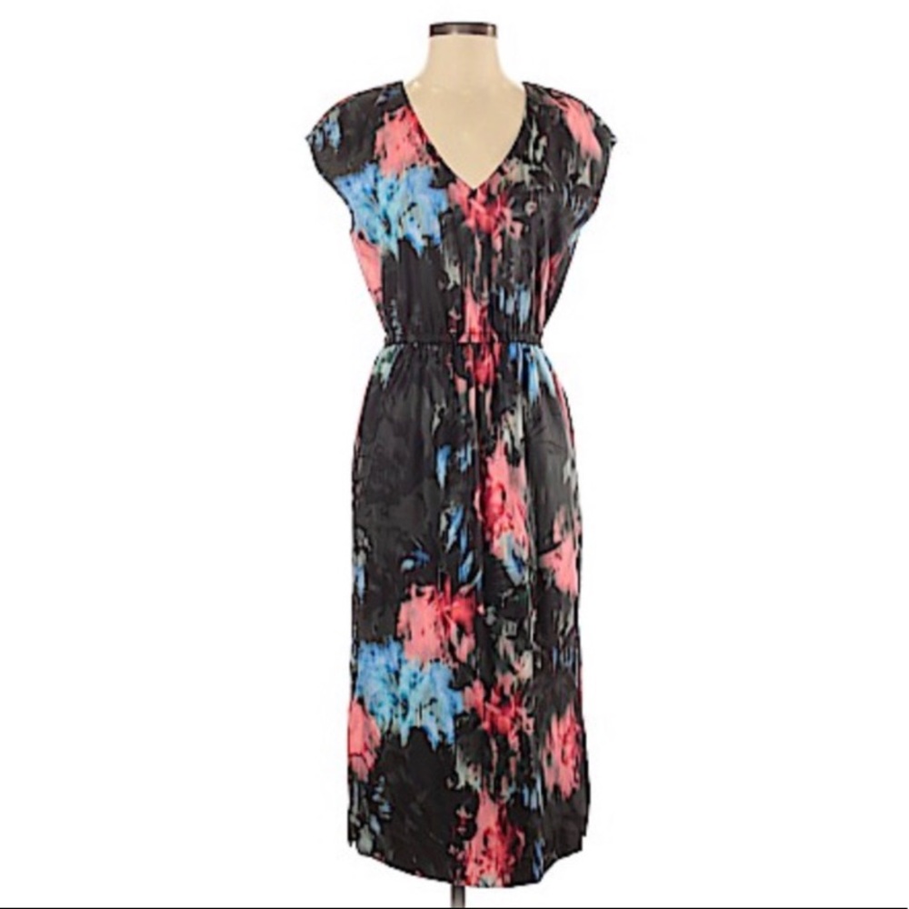 J.Crew Watercolor Midi Dress